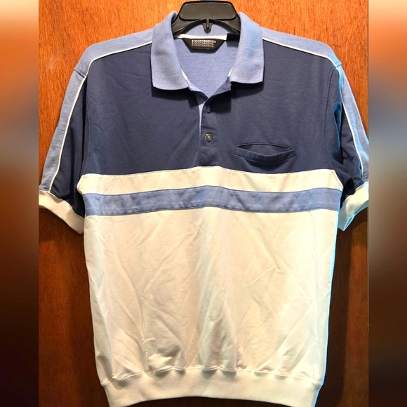 Knightsbridge Other - Knightsbridge men's blue & white polo shirt szL